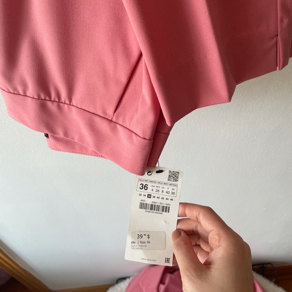 Host Pick Zara pink Blazer and pants set - Picture 5 of 9